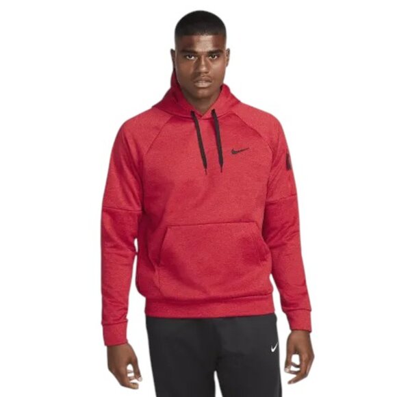 Nike Therma-Fit Hoodie Mens 3XLT Heather Red Sweatshirt Christmas Gift NWT - Picture 1 of 8